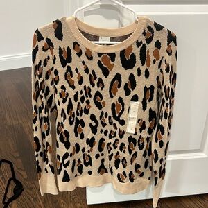 A new day leopard sweater - medium